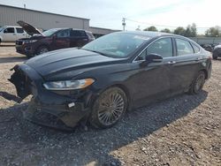 Salvage cars for sale at Leroy, NY auction: 2016 Ford Fusion Titanium