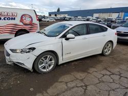 Ford Fusion se Hybrid salvage cars for sale: 2018 Ford Fusion SE Hybrid