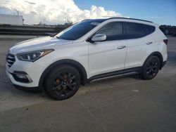 Carros salvage para piezas a la venta en subasta: 2017 Hyundai Santa FE Sport