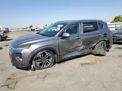 Salvage Cars with No Bids Yet For Sale at auction: 2019 Hyundai Santa FE Limited