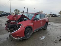 Salvage cars for sale at Pekin, IL auction: 2018 Mitsubishi Outlander SE