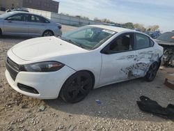 Salvage cars for sale from Copart Kansas City, KS: 2015 Dodge Dart SXT