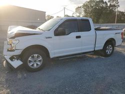 Salvage cars for sale at Gastonia, NC auction: 2016 Ford F150 Super Cab