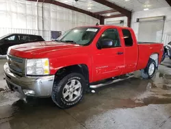 Chevrolet salvage cars for sale: 2012 Chevrolet Silverado K1500 LT