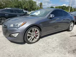 Salvage cars for sale at Riverview, FL auction: 2016 Hyundai Genesis Coupe 3.8 R-Spec