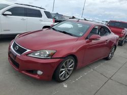 Flood-damaged cars for sale at auction: 2013 Lexus IS 250