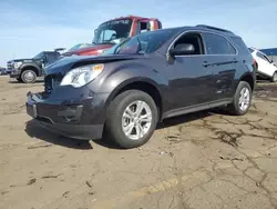 Salvage cars for sale at Woodhaven, MI auction: 2015 Chevrolet Equinox LT