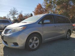 Toyota salvage cars for sale: 2015 Toyota Sienna LE