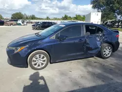 Salvage cars for sale at Orlando, FL auction: 2022 Toyota Corolla LE