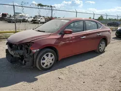 Salvage cars for sale at Houston, TX auction: 2015 Nissan Sentra S