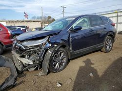 Salvage cars for sale at New Britain, CT auction: 2020 Honda CR-V EXL