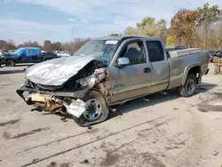 Salvage cars for sale at Ellwood City, PA auction: 2002 Chevrolet Silverado C2500 Heavy Duty