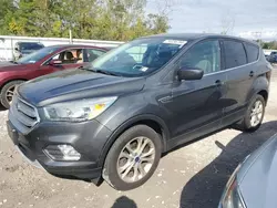 Salvage cars for sale at Leroy, NY auction: 2017 Ford Escape SE