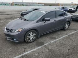 Honda salvage cars for sale: 2015 Honda Civic Hybrid