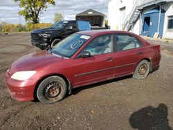 Salvage cars for sale at Montreal Est, QC auction: 2005 Honda Civic DX VP