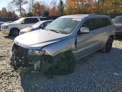 Salvage cars for sale at Waldorf, MD auction: 2015 Jeep Grand Cherokee Laredo