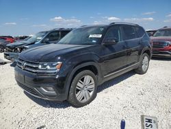 Salvage cars for sale at Taylor, TX auction: 2019 Volkswagen Atlas SEL