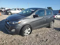 Chevrolet salvage cars for sale: 2020 Chevrolet Spark LS