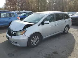 Salvage cars for sale at Glassboro, NJ auction: 2014 Honda Odyssey EX