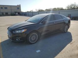 Salvage cars for sale at Wilmer, TX auction: 2016 Ford Fusion Titanium