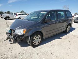 Salvage cars for sale at Kansas City, KS auction: 2016 Dodge Grand Caravan SE