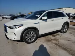 Salvage cars for sale at Haslet, TX auction: 2020 Infiniti QX50 Pure