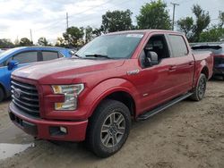 Salvage cars for sale at Arcadia, FL auction: 2016 Ford F150 Supercrew