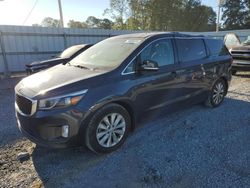 Salvage cars for sale at Gastonia, NC auction: 2016 KIA Sedona EX