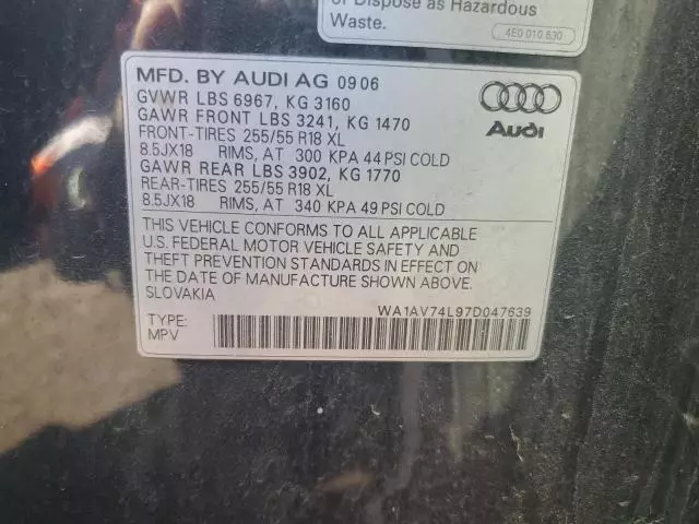 2007 Audi Q7 4.2 Quattro