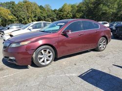 Acura salvage cars for sale: 2012 Acura TL