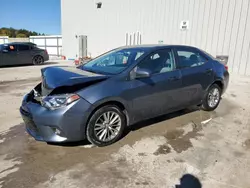 Salvage cars for sale at Franklin, WI auction: 2015 Toyota Corolla L