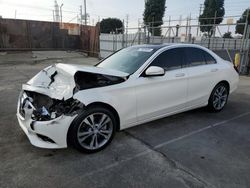 Mercedes-Benz c-Class Vehiculos salvage en venta: 2015 Mercedes-Benz C 300 4matic