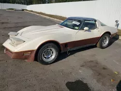 Chevrolet salvage cars for sale: 1981 Chevrolet Corvette