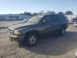 Salvage cars for sale at Sacramento, CA auction: 2001 Dodge Durango