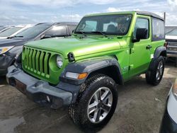 Flood-damaged cars for sale at auction: 2018 Jeep Wrangler Sport