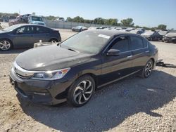 Salvage cars for sale at Kansas City, KS auction: 2016 Honda Accord EXL