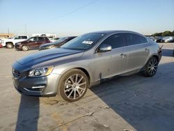 Salvage cars for sale at Grand Prairie, TX auction: 2017 Volvo S60 Premier