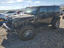 Salvage cars for sale at Magna, UT auction: 2017 Jeep Wrangler Unlimited Rubicon