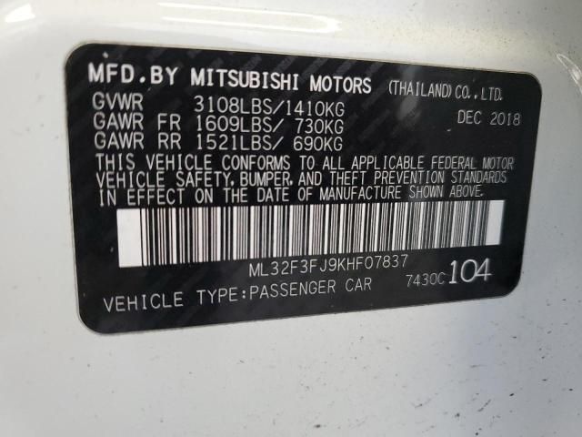 2019 Mitsubishi Mirage G4 ES