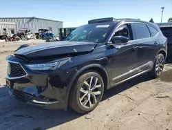 Salvage cars for sale at Dyer, IN auction: 2024 Acura MDX Technology