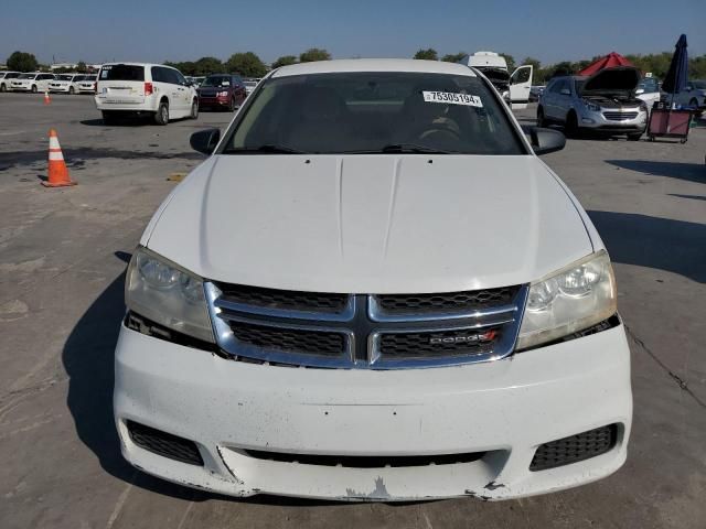 2012 Dodge Avenger SE