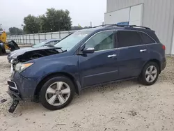 Salvage cars for sale at Apopka, FL auction: 2010 Acura MDX Technology