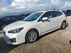 Carros dañados por inundaciones a la venta en subasta: 2017 Subaru Impreza Premium Plus