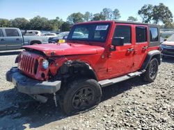 Salvage cars for sale at Byron, GA auction: 2014 Jeep Wrangler Unlimited Sport