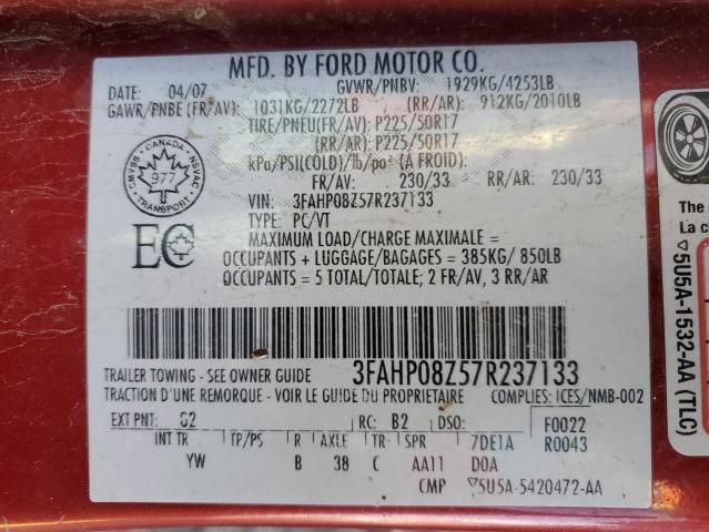 2007 Ford Fusion SEL