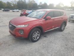 Salvage cars for sale at Madisonville, TN auction: 2019 Hyundai Santa FE SEL