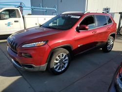 Salvage SUVs for sale at auction: 2017 Jeep Cherokee Limited