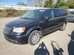 Salvage cars for sale at Davison, MI auction: 2013 Chrysler Town & Country Touring