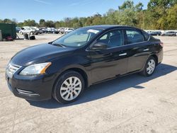 Salvage cars for sale at Ellwood City, PA auction: 2015 Nissan Sentra S