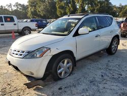 Salvage cars for sale at Ocala, FL auction: 2005 Nissan Murano SL